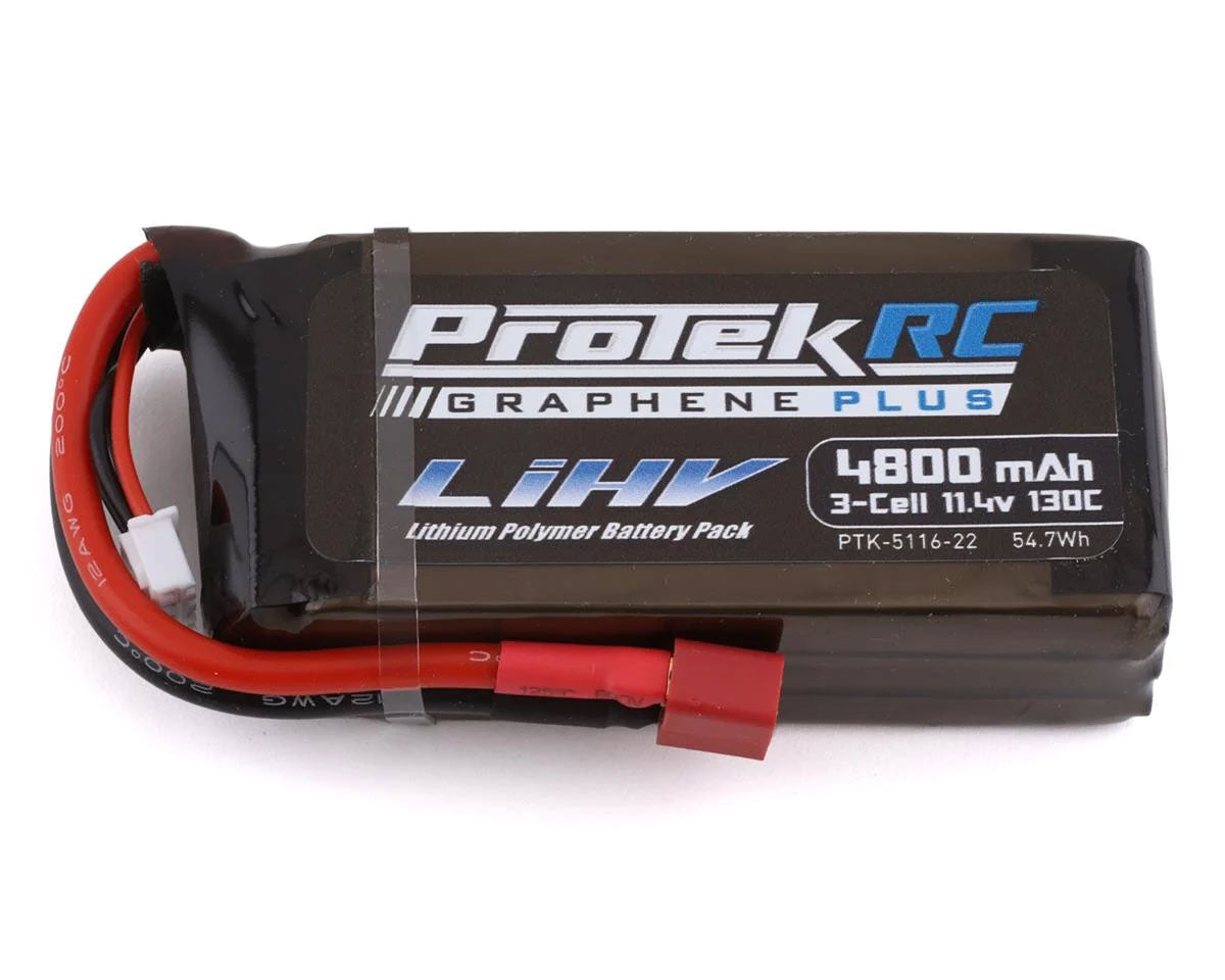 3S 130C Low IR Si-Graphene + HV Shorty LiPo Battery