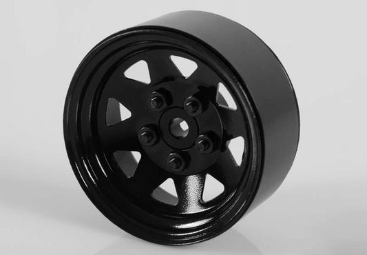 "5 Lug Wagon 1.9"' Steel Stamped Beadlock Wheels (Black)"