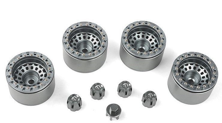 "Fuel Off-Road 1.55"' Zephyr Beadlock Wheels (Gunmetal)"