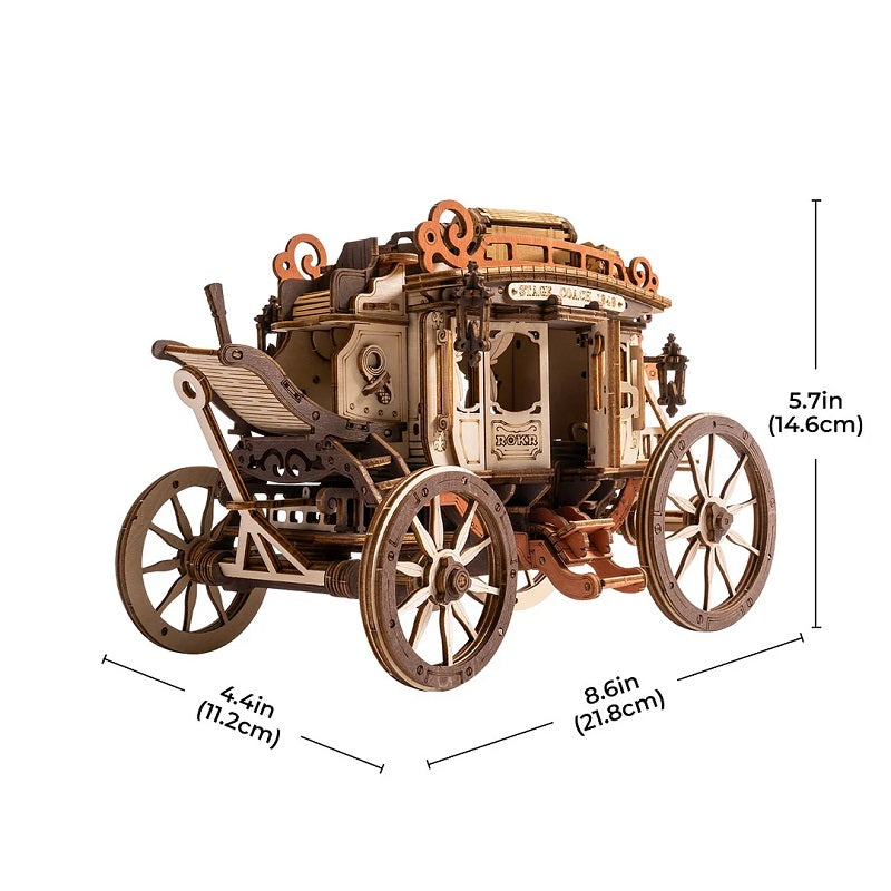 Stagecoach Rolling Music Box