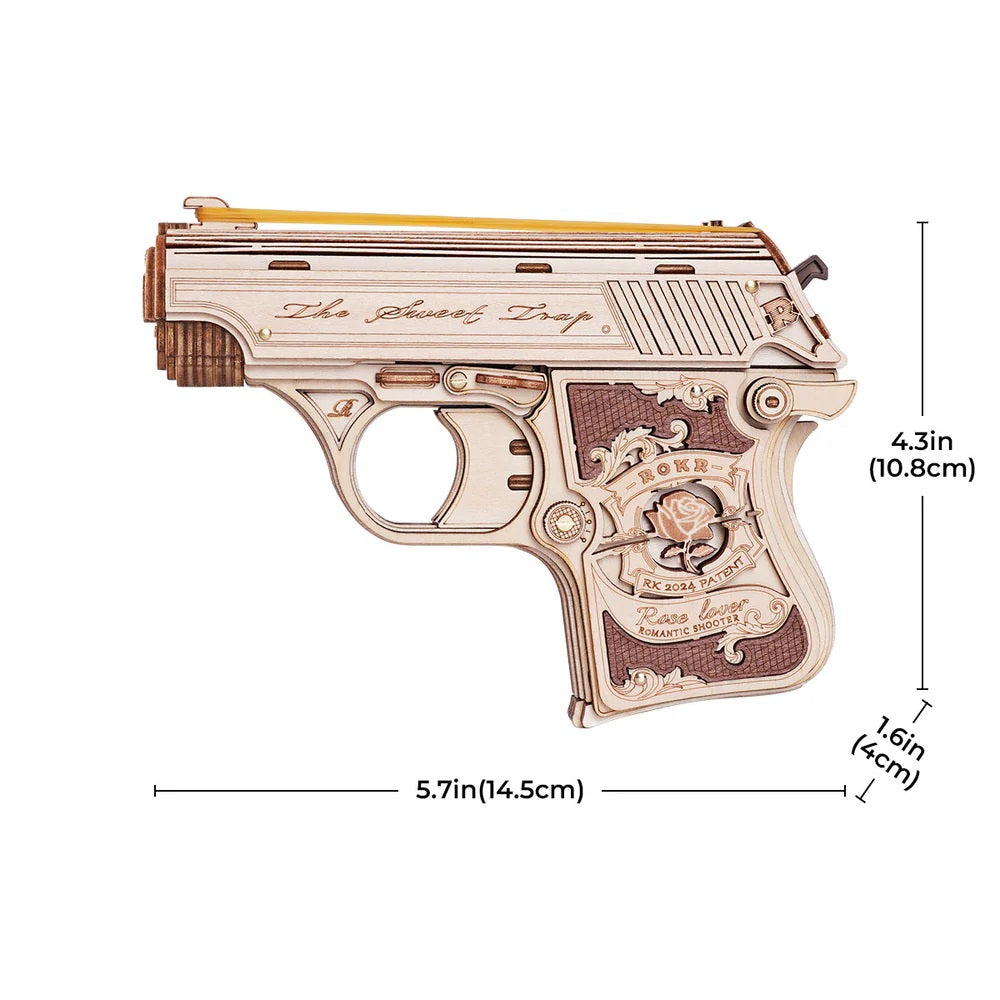 Mini Gun Toy Wooden 3D Puzzle