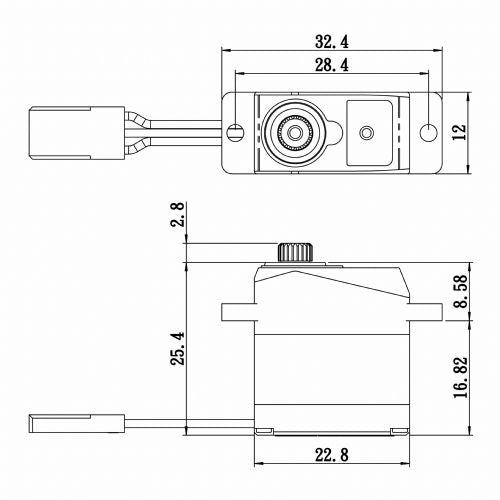 Micro Digital MG Servo 0.10sec / 30oz @ 6V