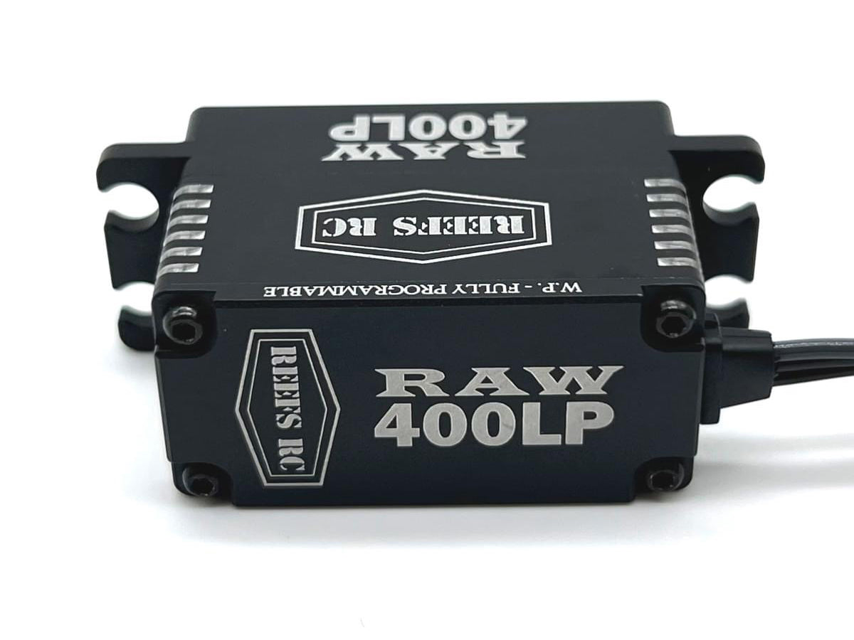 RAW 400 LP Black Fully Programmable Waterproof Servo