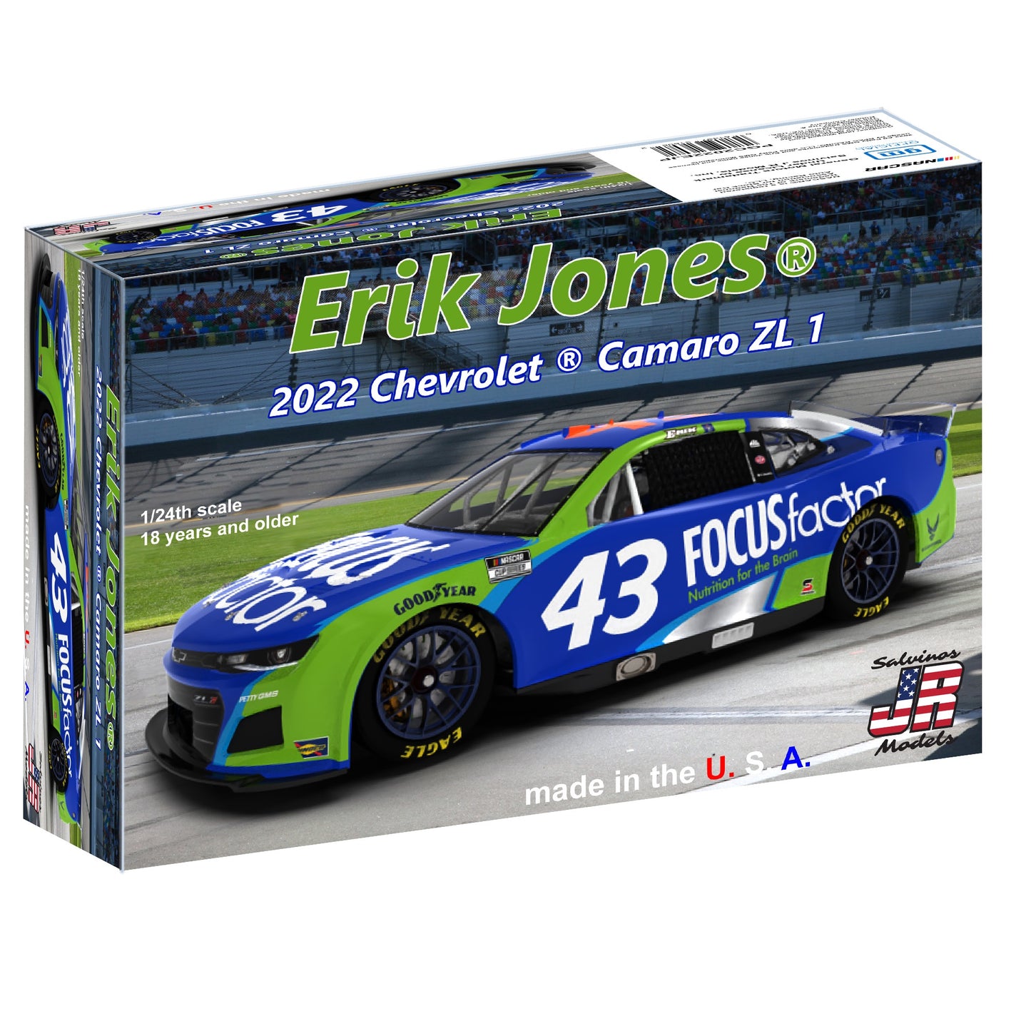 1/24 GMS Racing Erik Jones 2022 Camaro - Primary Livery