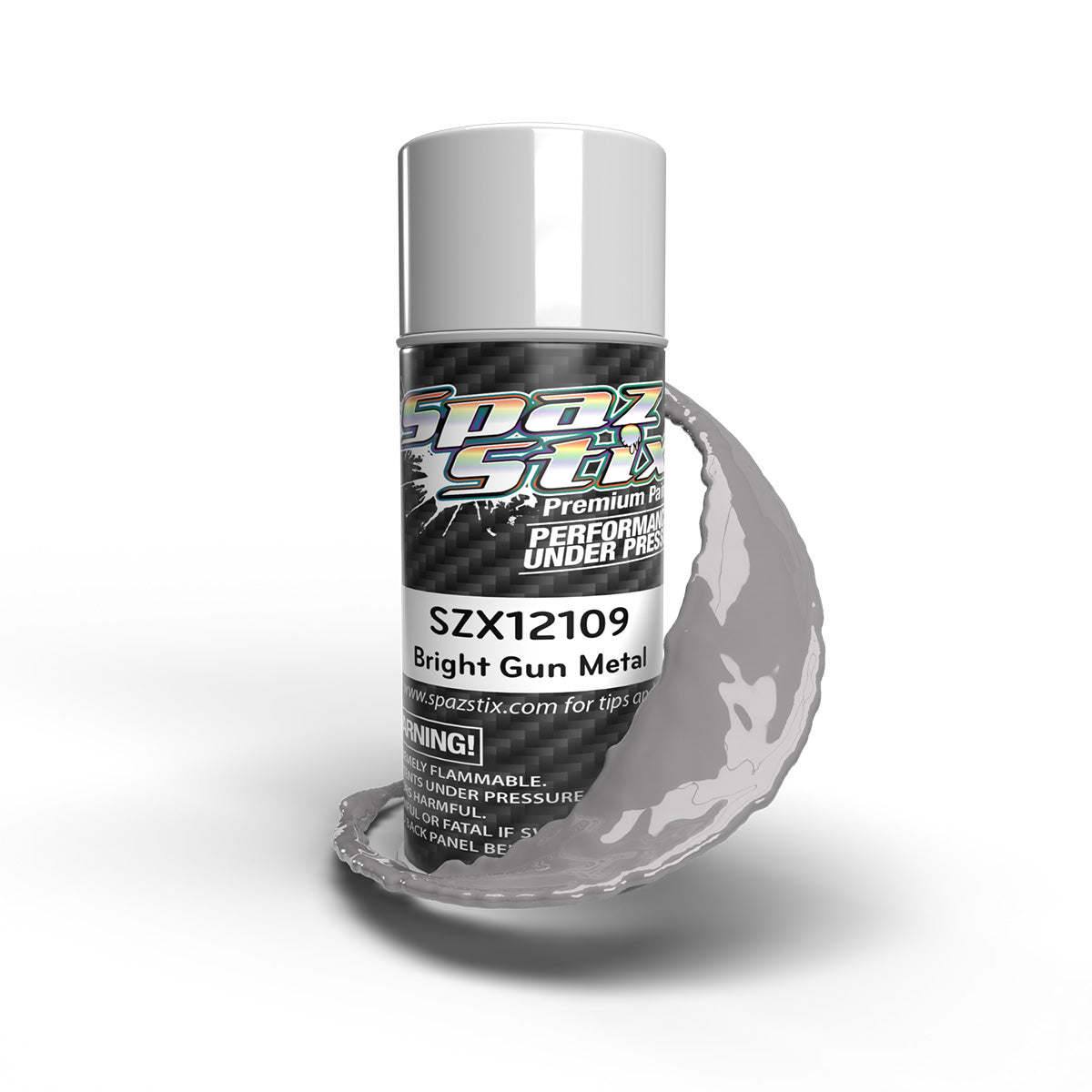 Bright Gunmetal Aerosol Paint, 3.5oz Can