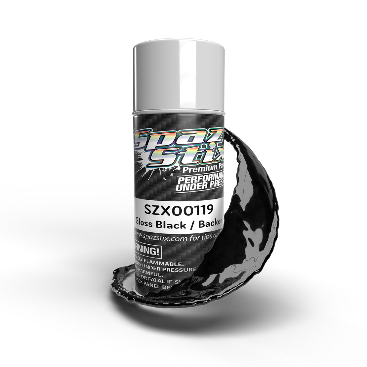 High Gloss Black/Backer, Aerosol Paint, 3.5oz Can