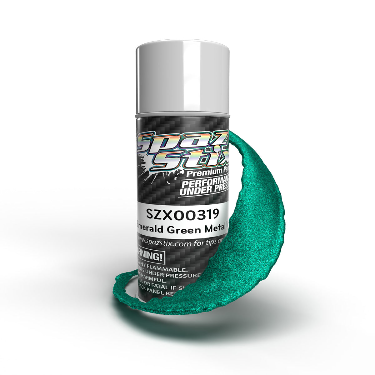 Emerald Green Metallic Aerosol Paint, 3.5oz Can