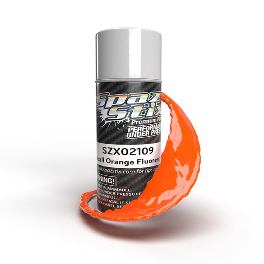 Fireball Orange Fluorescent Aerosol Paint, 3.5oz Can