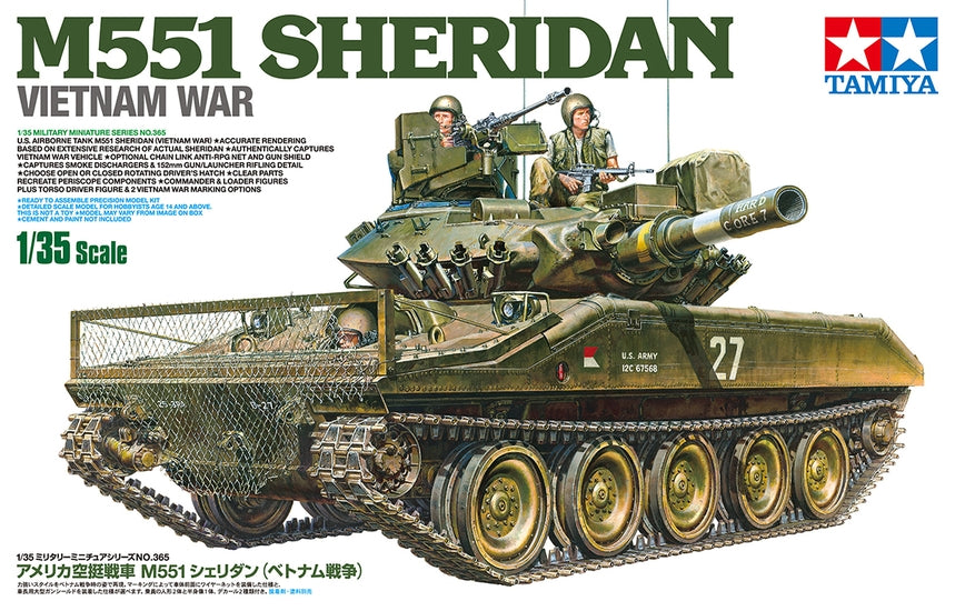 1/35 US Airborne Tank M551 Sheridan