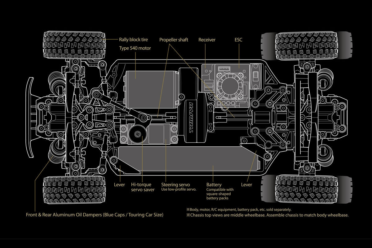 RC XM-01 Pro Chassis Kit