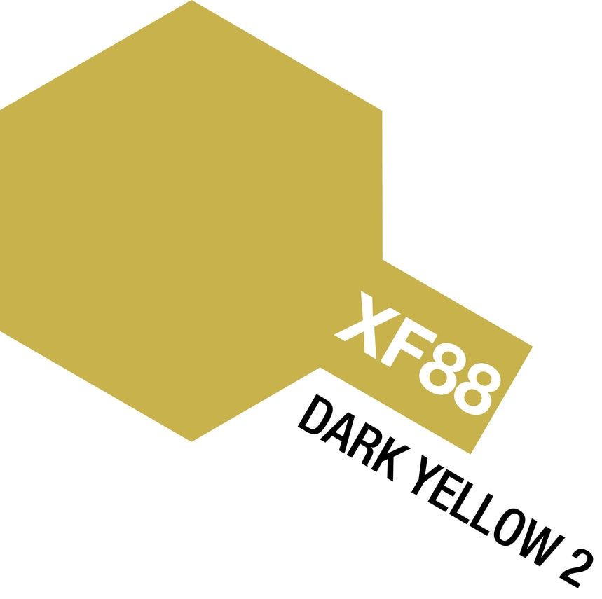 Acrylic Mini XF-88 Dark Yellow Paint, 10ml Bottle