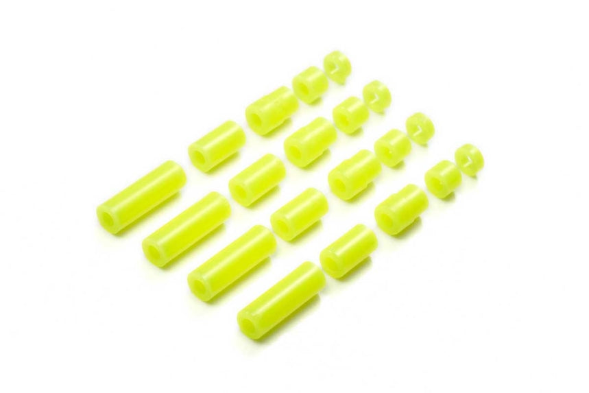 JR LW Plastic Spacer Set Fluorescent Yellow