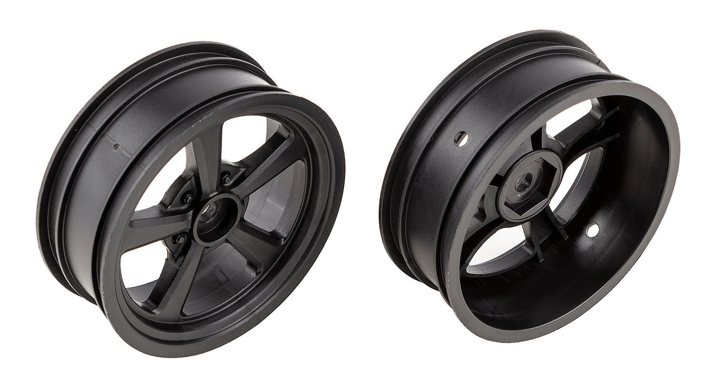 DR10 Drag Front Wheels, Black