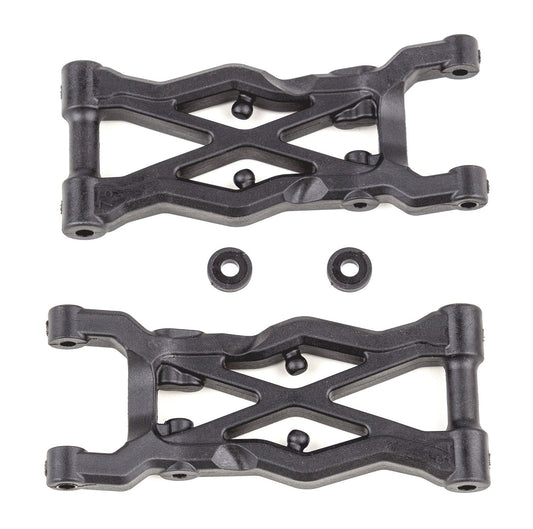 RC10B6.2 Factory Team Rear Suspension Arms, 75mm, Carbon