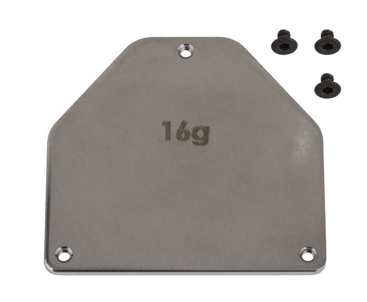 RC10B7 FT Steel Servo Weight Plate, 16g