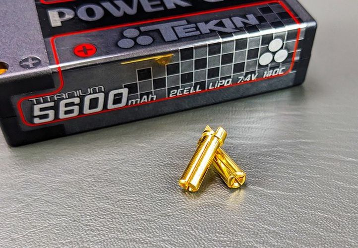 2S 5600mAh 140C Shorty 5mm Bullets Titanium LiPo