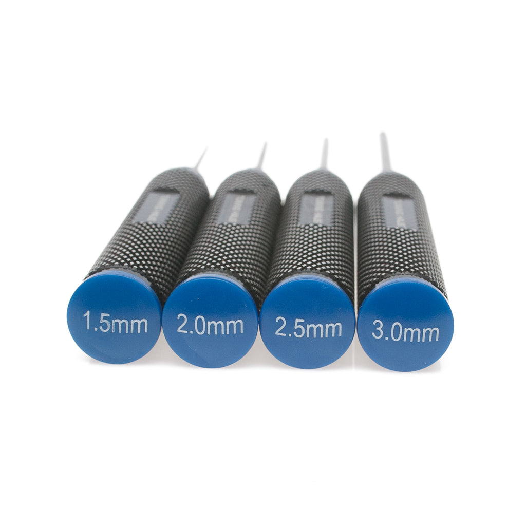 Machined Hex Driver Set: 1.5/2.0/2.5/3.0mm