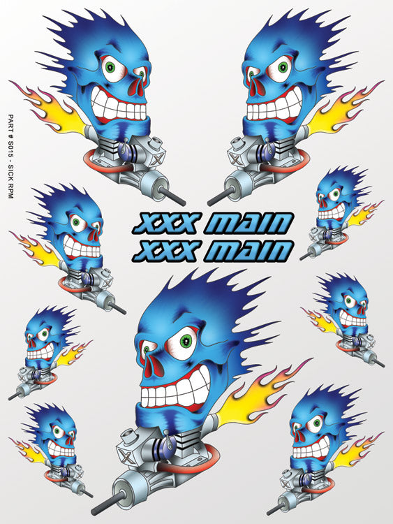 Sick RPM Sticker Sheet